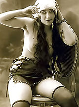 Vintage Look, Very Old Genuine Vintage Erotic Postcards With Naked Women From France Circa 1920